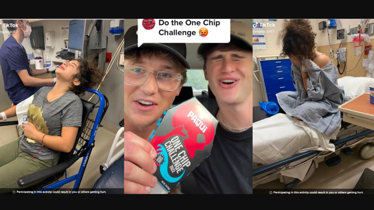 The “eye-watering, curse-inducing chip” has sent students to the hospital, schools reported.