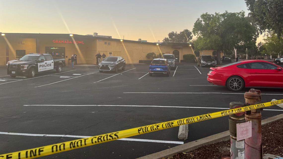 One man died and two people were hurt when shots rang out after a fight in a Livermore bowling alley, California police say.