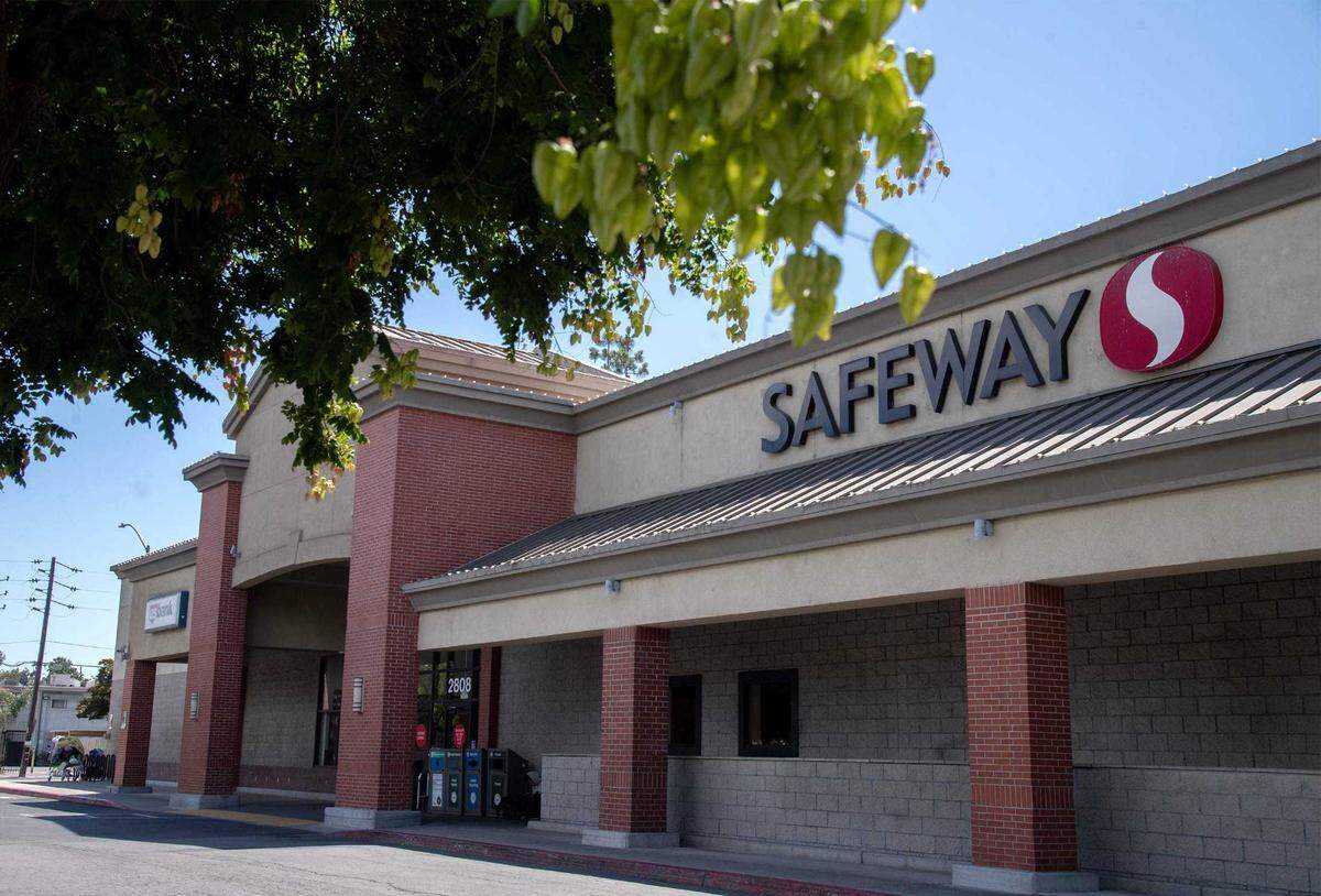 A Safeway store on Country Club Boulevard in Stockton. 