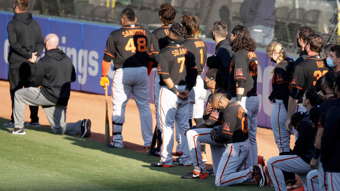The Giants knelt before their game. President Donald Trump calls it ‘great disrespect’