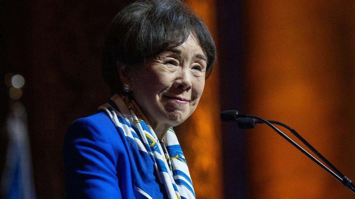 Congresswoman Doris Matsui, D-Sacramento, attends a naturalization ceremony where hundreds of people took their oath to become U.S. citizens in January 2025. Matsui is calling for Republicans to not go through with billions of dollars of cuts to the Medicaid program.