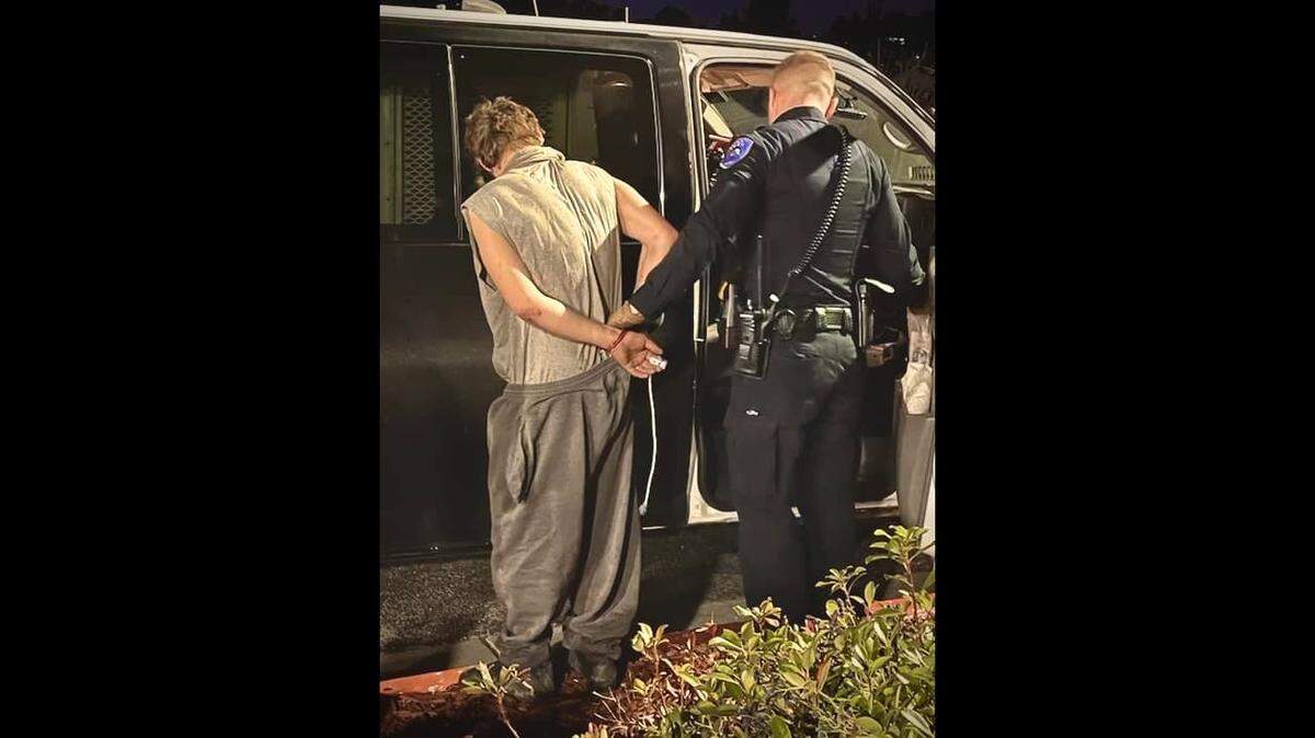 A California man was arrested after police say he broke into a church on Thanksgiving.
