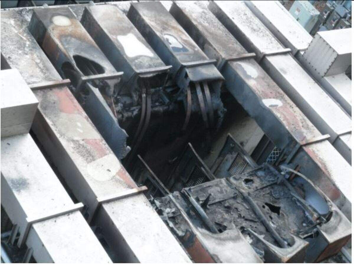 A fire at a SMUD substation on Dec. 14, 2021, destroyed equipment and caused a three-day power outage in downtown Sacramento.