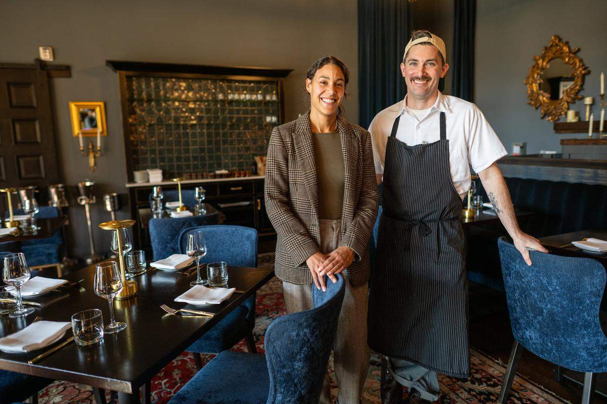 Executive Chef Galice Ryan, who works at the Star Lounge with his girlfriend general manager Joshlyn Jones, credits her for the beautiful ambiance. “The dining room looks beautiful every night,” Ryan said. He added that the historic building, its ambiance and the smaller scale of the operation are what drew him to move to the lounge bar and restaurant from Hook & Ladder.