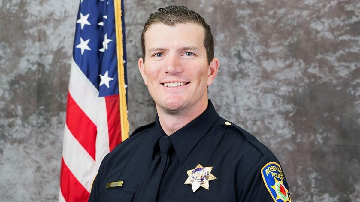 Officer Cameron Landon, 36, was found dead Tuesday morning after dying in his sleep overnight, the Roseville Police Department said.