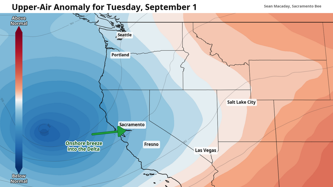 A serious cooldown to end summer — how low will temps slide across California?