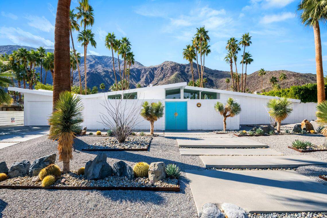 The Palm Springs home, 1950s style.
