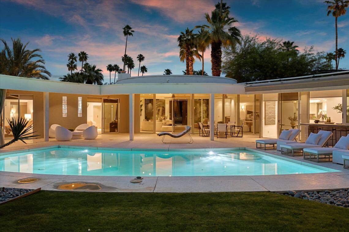 A unique-looking home has landed on the real estate market in Palm Springs, California, listed for $2.449 million.