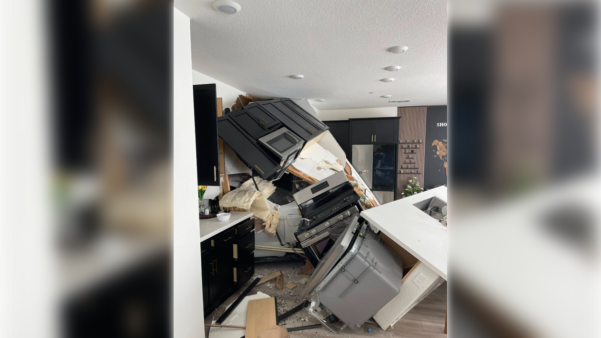 The Roseville Fire Department helped restructure a local house after a car ran through it on Friday.
