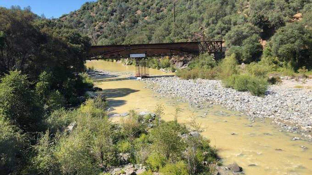 The Englebright Lake is shown on Saturday, Sept. 21, 2019. Nevada County health officials have warned people about swimming and using the water in the South Yuba River after it turned yellow on Friday. Test results are expected in three to four days.