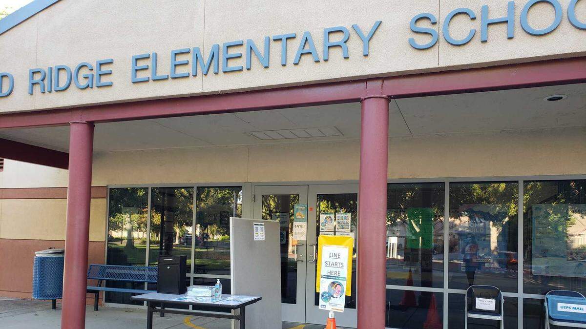 Folsom Cordova Unified School District officials discovered graffiti on the morning of Sunday, April 16, 2023 at Gold Ridge Elementary, shown here in 2020. Facilities sent a crew to clean up the graffiti before students arrived on campus the following Monday, according to the school district.