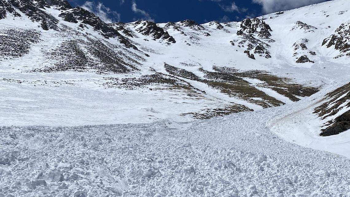 A backcountry avalanche on Bald Mountain near Breckenridge killed a 31-year-old skier, Colorado officials say.