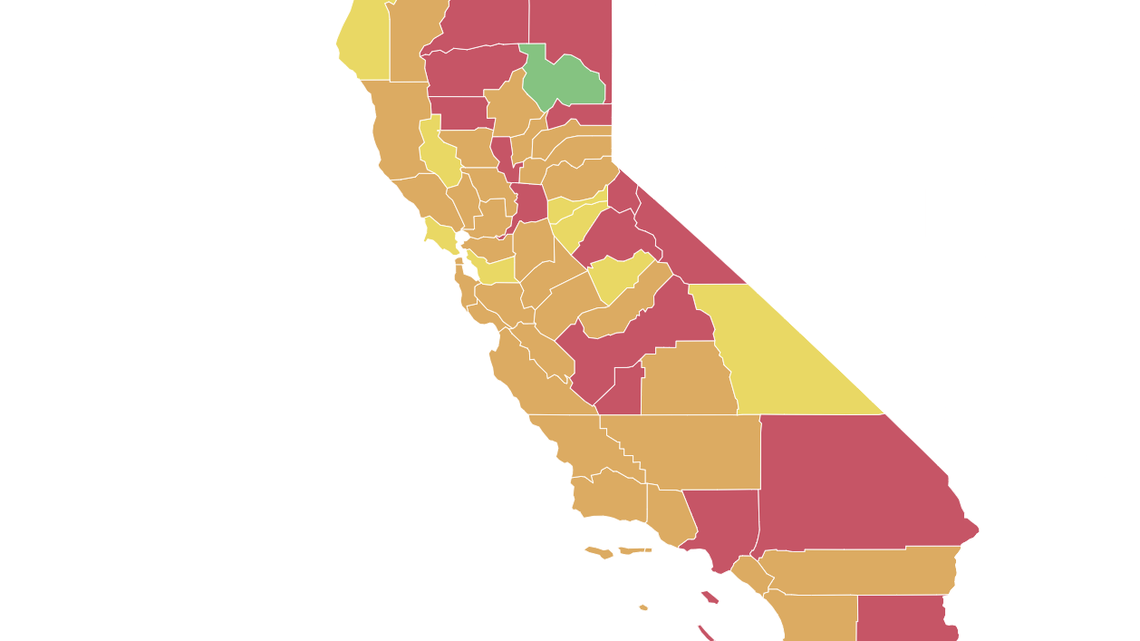 These California counties at COVID-19 ‘tipping point’ as Thanksgiving nears, data show