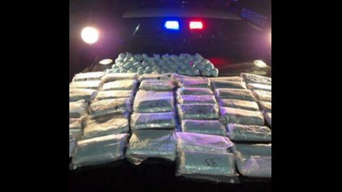 Investigators in an October 2024 traffic stop near the Sacramento International Airport found and seized 330,000 pills weighing more than 60 pounds and suspected of containing 10 to 15 million lethal doses of fentanyl.