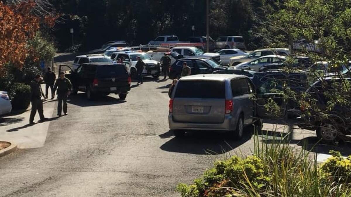 Police activity closed roads in Old Town Auburn on Wednesday, Feb. 5, 2020, following a felony investigation by the CHP and Placer County Sheriff’s Office, authorities said. Multiple suspects were detained.