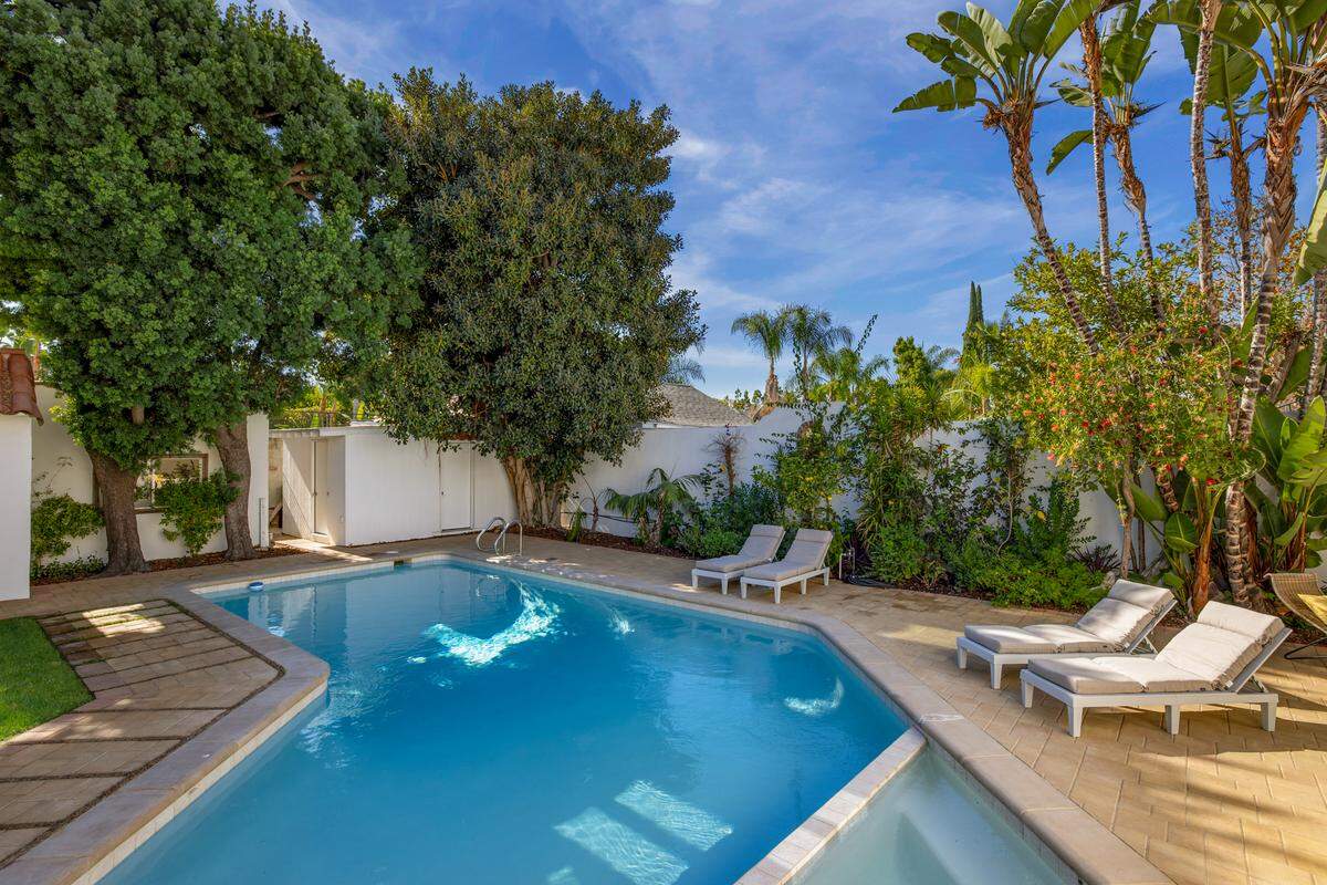 The chic home is listed for $3.8 million.