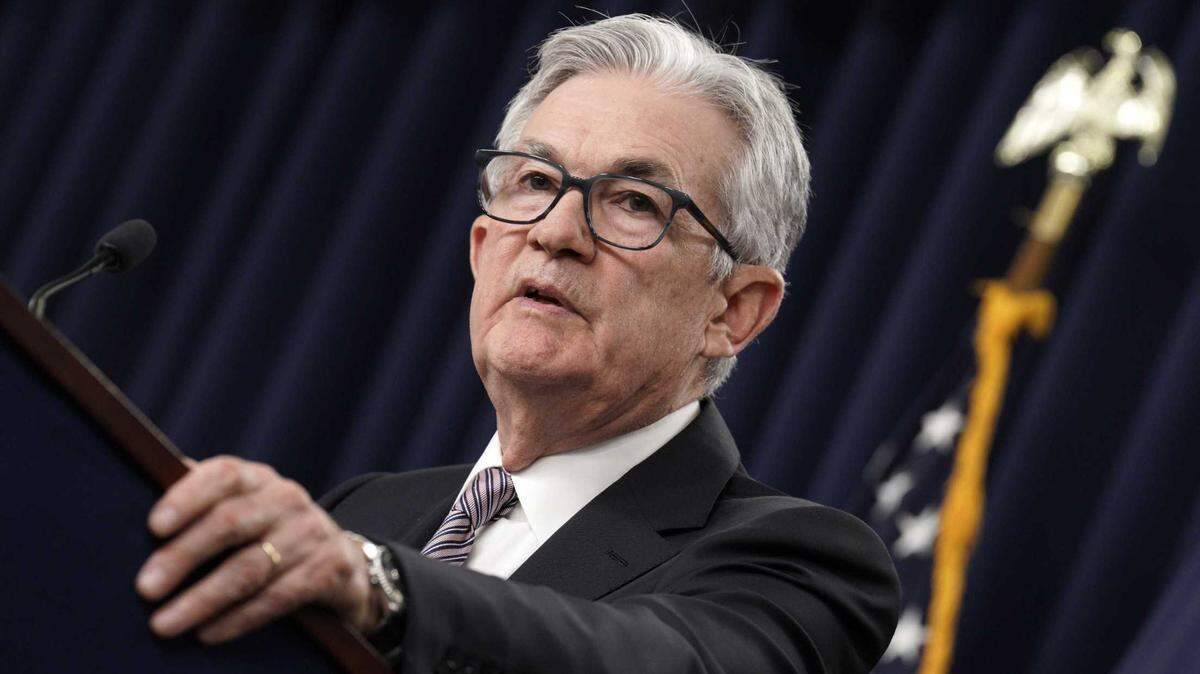 Federal Reserve Chairman Jerome Powell speaks at a news conference last year. The Fed is likely to announce a reduction in interest rates.