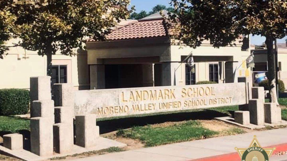 A girl was allegedly attacked on the Landmark Middle School campus in Moreno Valley, Calif., during the lunch hour Monday. Two girls, ages 12 and 13, were arrested, authorities said. A bullied teen was fatally sucker punched on the same campus in September.