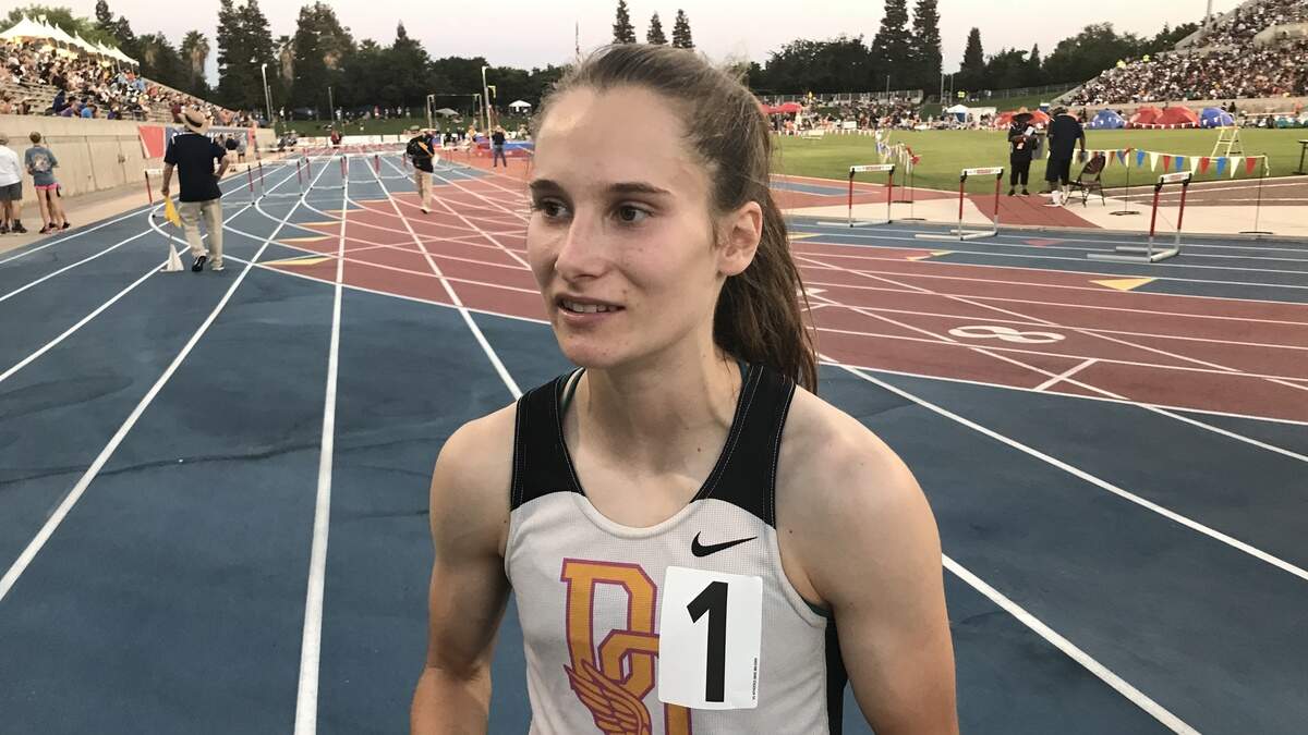 Del Oro senior Cathilyn McIntosh won the 800 meters championship on Saturday at the CIF State Track and Field finals at Veterans Memorial Stadium in Clovis.