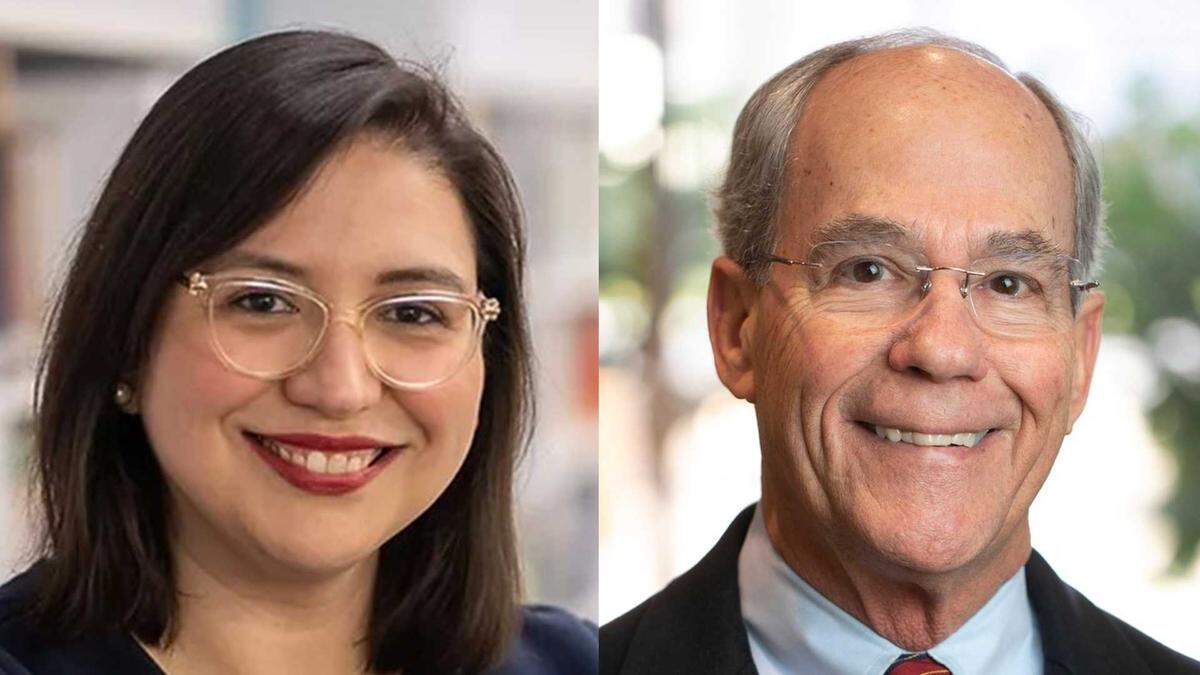 Paula Villescaz, left, and Roger Niello are candidates for the California state Senate seat representing Sacramento’s core.
