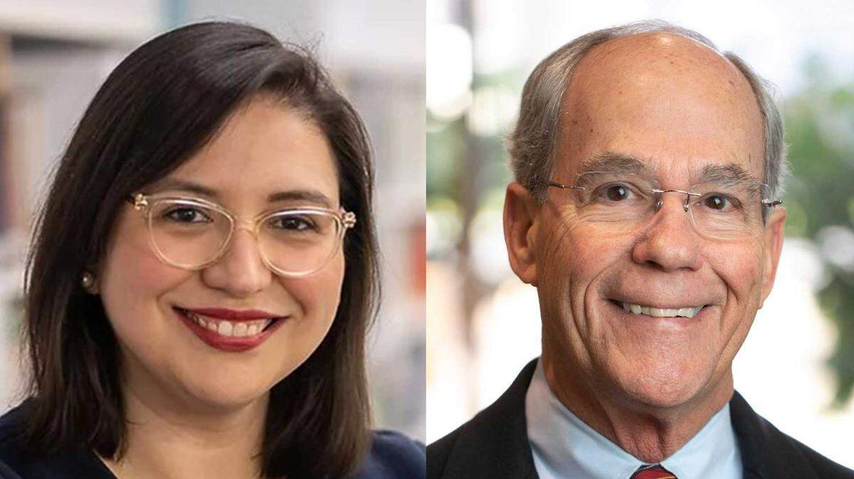 Paula Villescaz, left, and Roger Niello are candidates for the California state Senate seat representing Sacramento’s core.