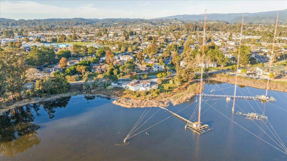 The roughly 1-acre East Cliff property at 2300 Portola Drive offers studio space, offices and technical infrastructure for KSCO NewsTalk Radio, which has broadcast “Santa Cruz’s Own” since 1947.