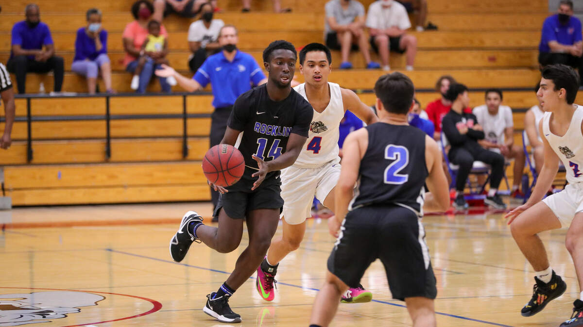 Rocklin’s A.J. Gbeintor is up for Prep of the Week after scoring 20 points, four assists and two blocks in a win over Folsom