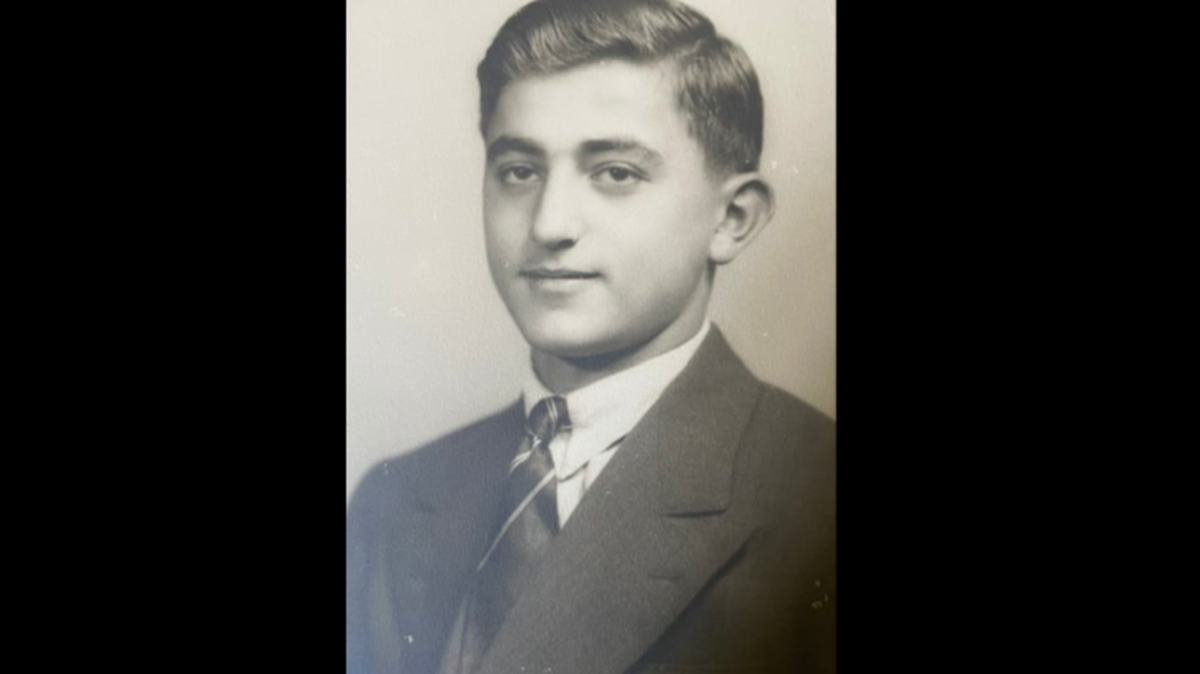 Paul Keurejian upon his arrival to the United States.
