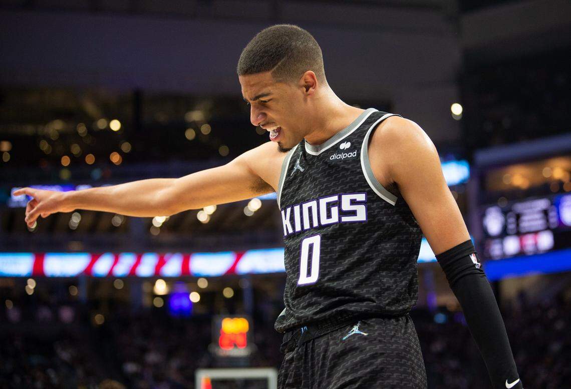Sacramento Kings Tyrese Haliburton had zero turnovers against the Brooklyn Nets during at game at Golden 1 Center on Wednesday, Feb. 2, 2022 in Sacramento.