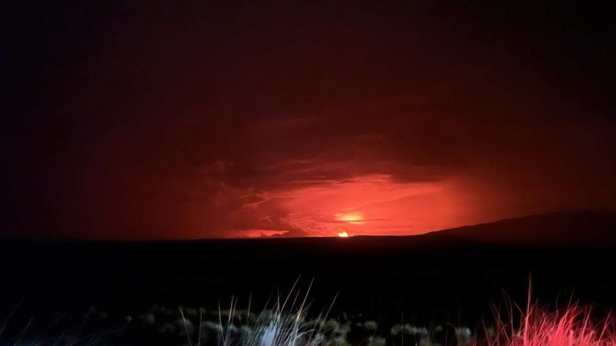 Mauna Loa, the world’s largest active volcano, began erupting in Hawaii after months of earthquakes. It last erupted in 1984.