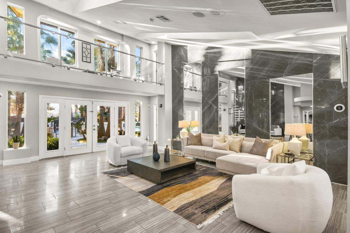 The current owners have invested over $1 million in renovating the property, blending modern technology with the estate’s original character. The house is 6,900 square feet.