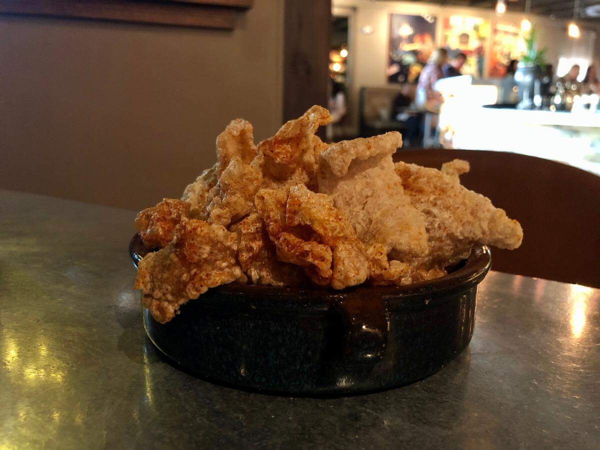 Preserve Public House serves dine-in guests complimentary housemade chicharrones.