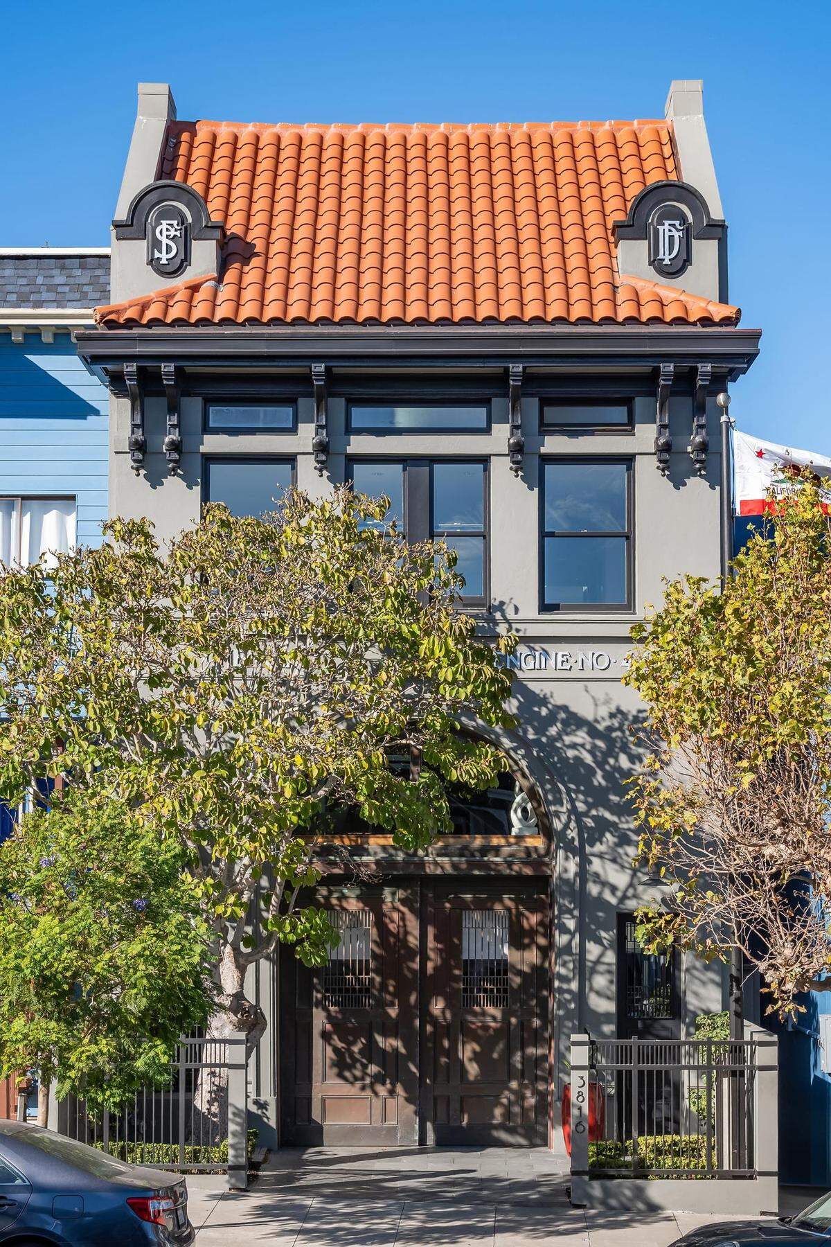 A former 1909 firehouse in San Francisco was converted into a home and is now for sale for nearly $8 million.