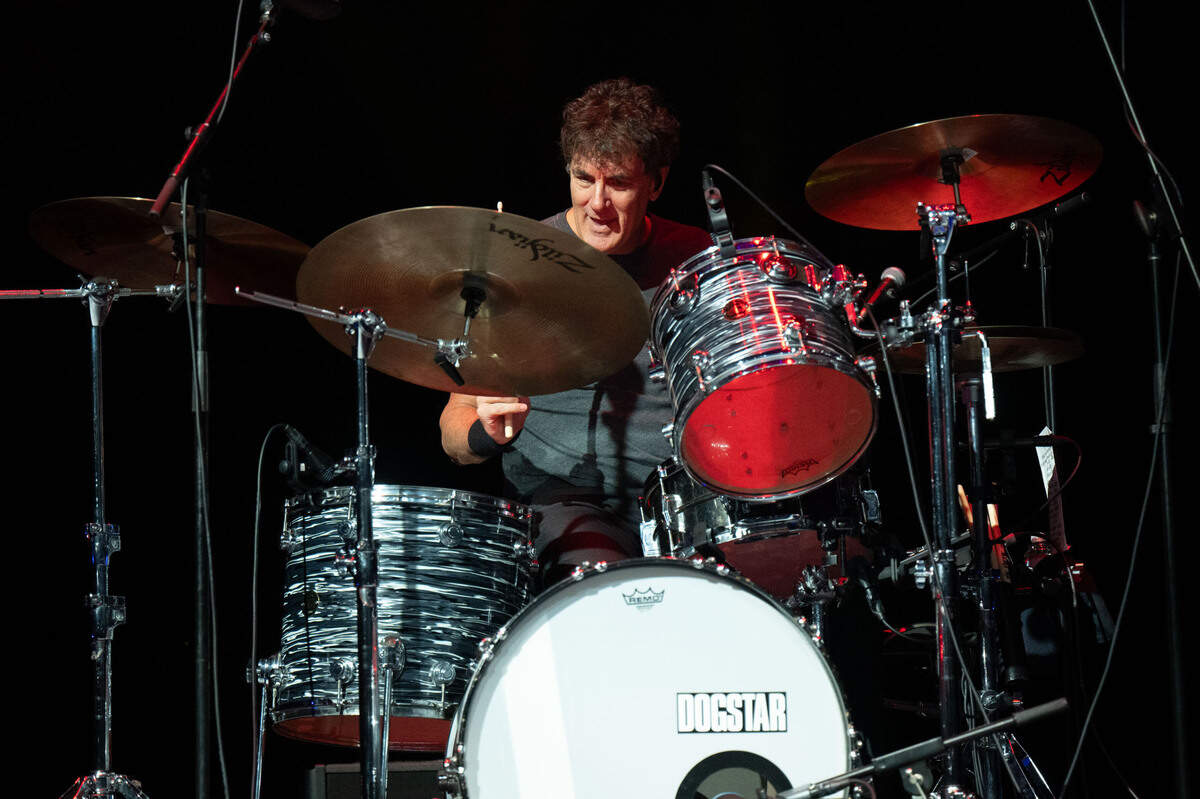 Drummer Robert Mailhouse performs with Dogstar on Saturday, Sept. 14, 2024, at the Hard Rock Live Sacramento near Wheatland.