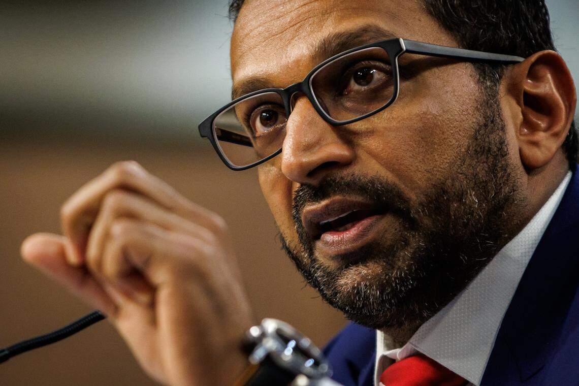 Federal Bureau of Investigations Director Kash Patel testifies before the Senate Judiciary Committee on Tuesday in Washington, D.C. 