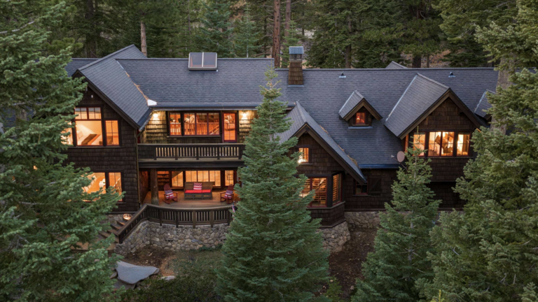 Striking two-home Truckee estate evokes Yosemite’s Ahwahnee in style, grandeur