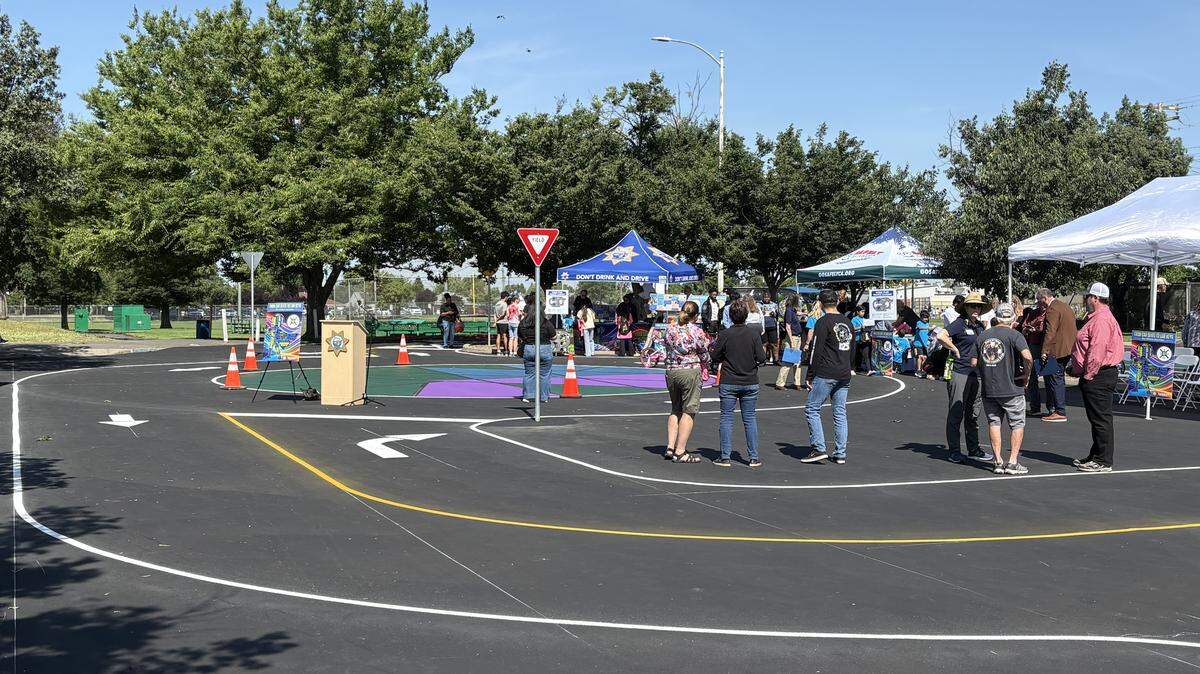 A new safe play park opened Saturday at Howe Community Park in Arden Arcade. It offers a mock street to teach residents to the rules of the road.