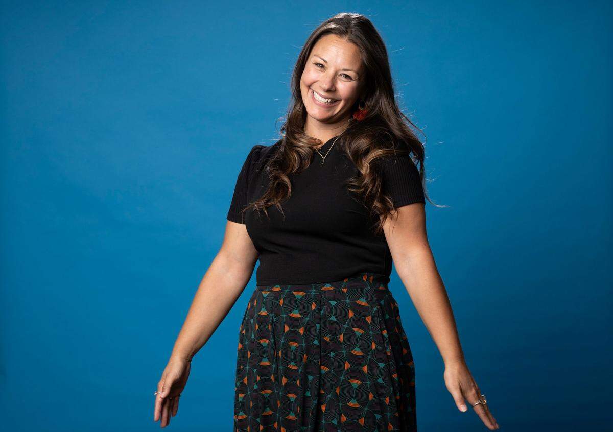 Jaime Ross, an Auburn Union School District educator, poses for a portrait Aug. 22, 2024, as one of this year’s AAPI Change Makers.