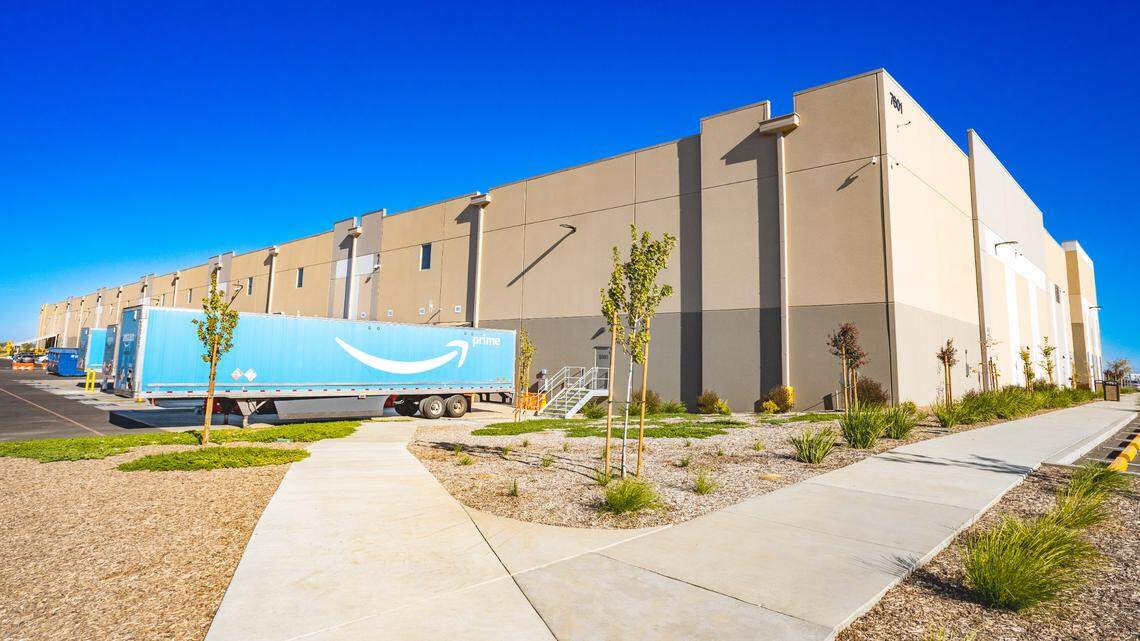 Amazon’s new Sacramento-region same-day delivery center is open in Metro Air Park, October 26, 2022. A proposal to study the expansion of Sacramento to build a nearby industrial park proceeded without authorization by the City Council.