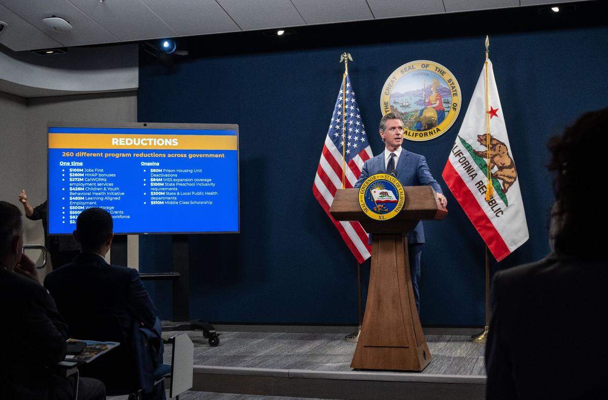 Gov. Gavin Newsom releases his revised $288 billion budget proposal to address a $28 billion deficit on Friday, May 10, 2024.