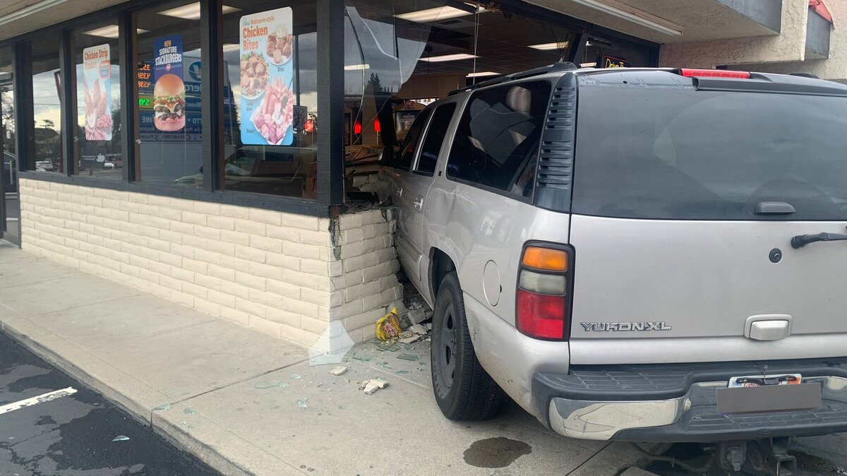 An SUV into the Dairy Queen at 6855 Greenback Lane in Citrus Heights on Monday, Jan. 16.