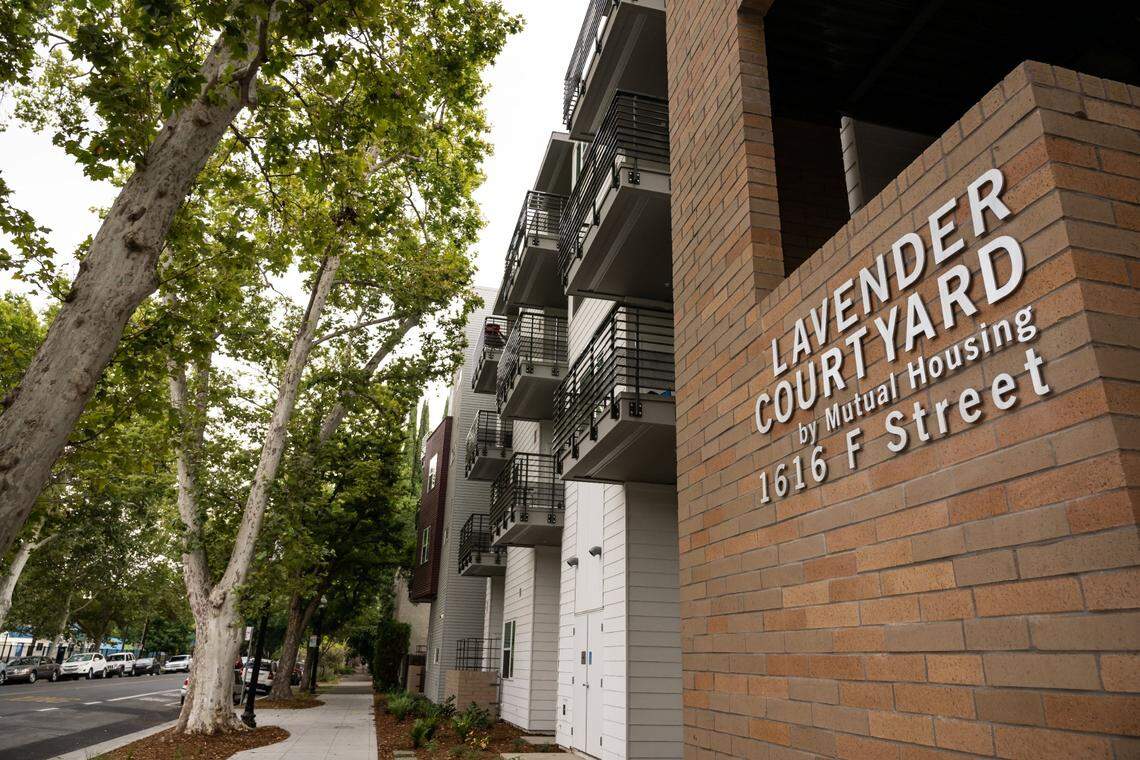 Lavender Courtyard by Mutual Housing offers affordable housing in midtown Sacramento. The complex says on its website it was designed to offer an affirming community for a diversity of people, including Sacramento’s LGBTQ seniors.