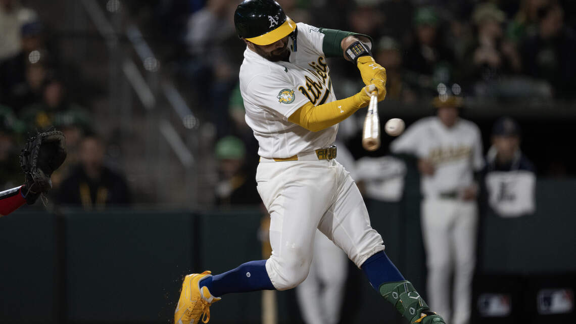 A’s Shea Langeliers earns 2 million All-Star votes. Will he start at catcher?