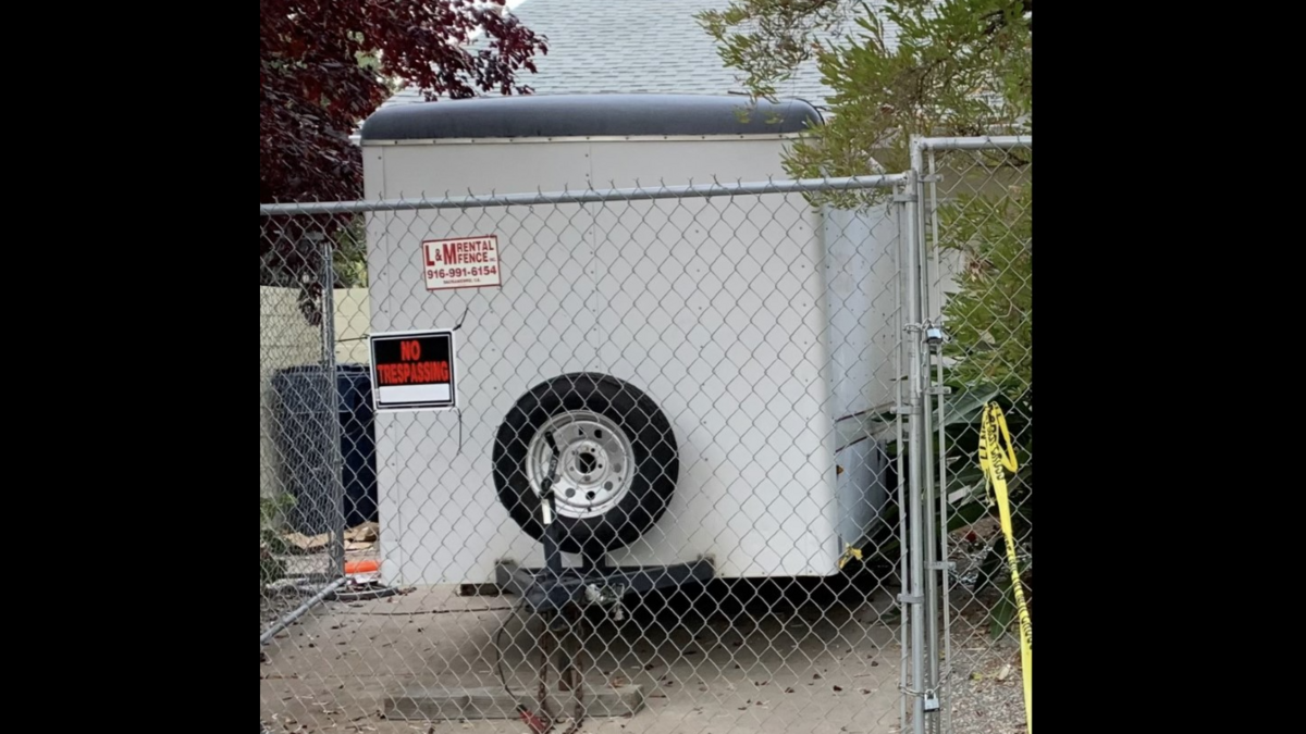 A Sacramento Fire Department trailer (pictured above) containing potentially hazardous chemicals was stolen between Nov. 16 and 17, 2022, from a home in the 7500 block of 19th Street in Sacramento, California.