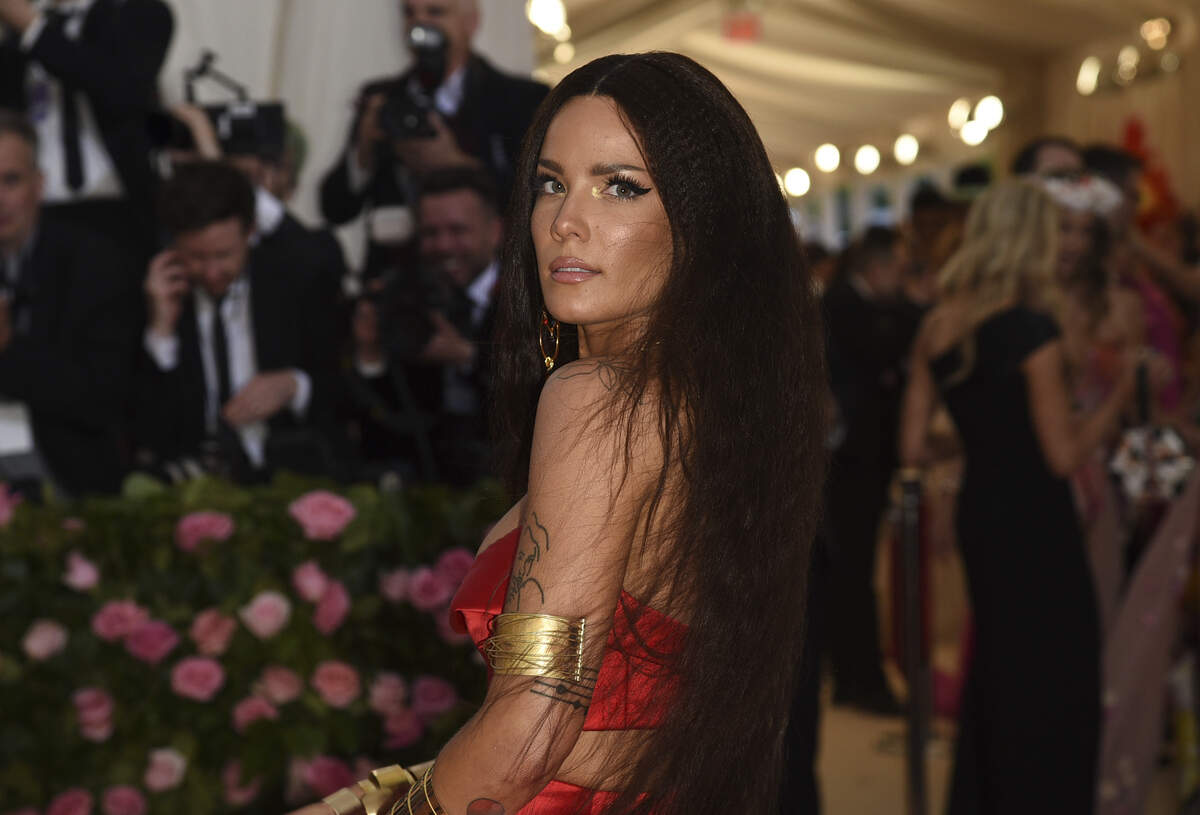 Halsey shown at The Metropolitan Museum of Art’s Costume Institute benefit gala celebrating the opening of the “Camp: Notes on Fashion” exhibition in New York.