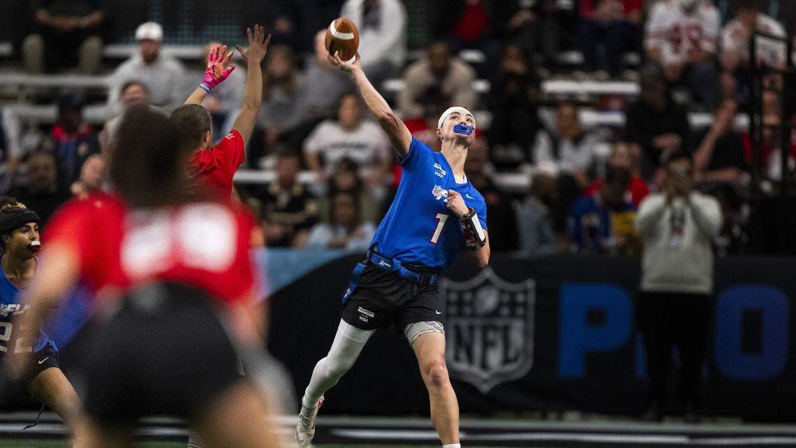 Flag football, McClatchy star highlighted in Super Bowl week showcase