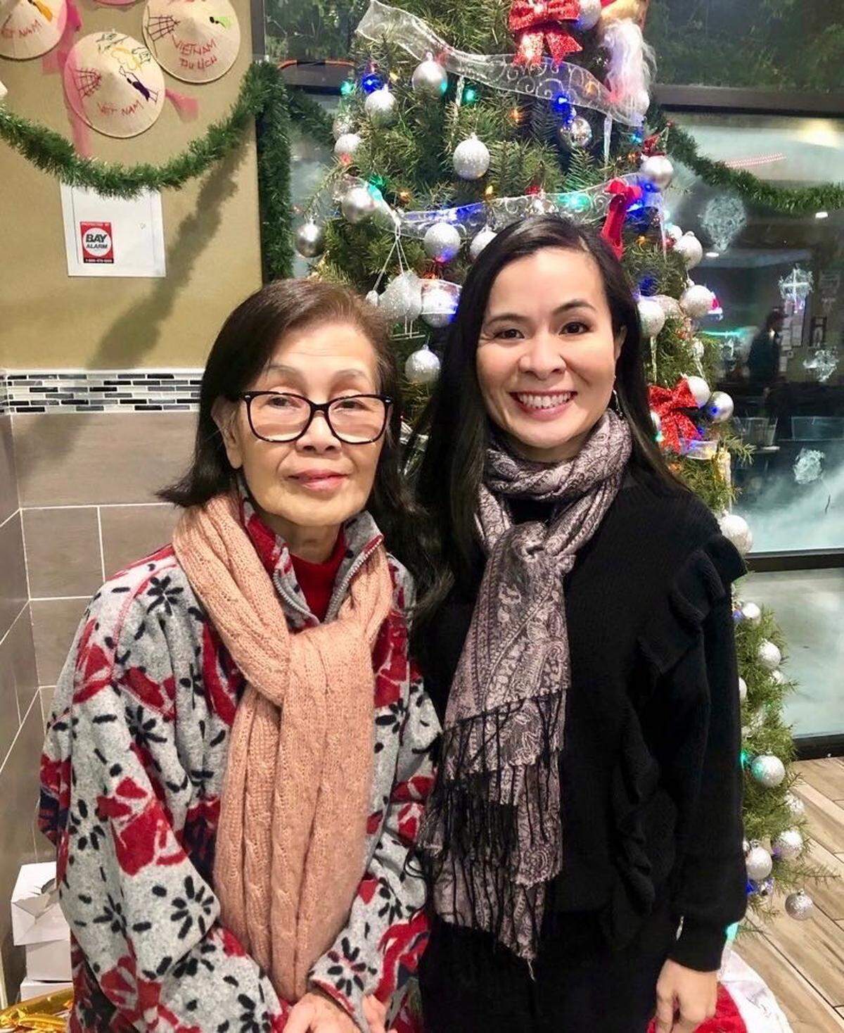 Oanh Meyer, right, and her mother, Anh Le, dined at Ha Noi Pho restaurant in Elk Grove on Dec. 21.