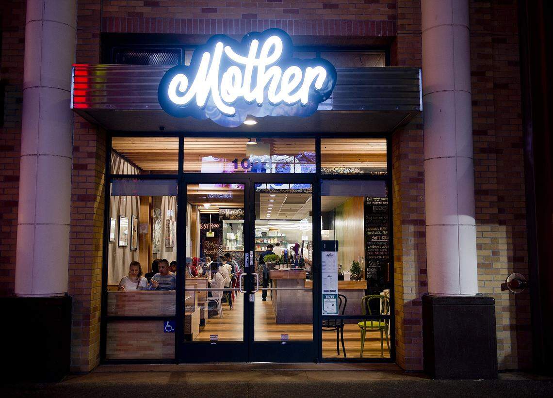 Vegetarian restaurant Mother, shown here when it received four stars in a 2014 Bee review, closed on New Year’s Day 2020.