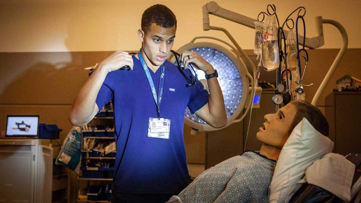 Marcus Cummins will complete his fourth year of medical school this spring and complete his residency at UC San Francisco’s regional campus in Fresno. Cummins participates in UC PRIME, which aim to diversify the field and help underserved regions like the Central Valley.