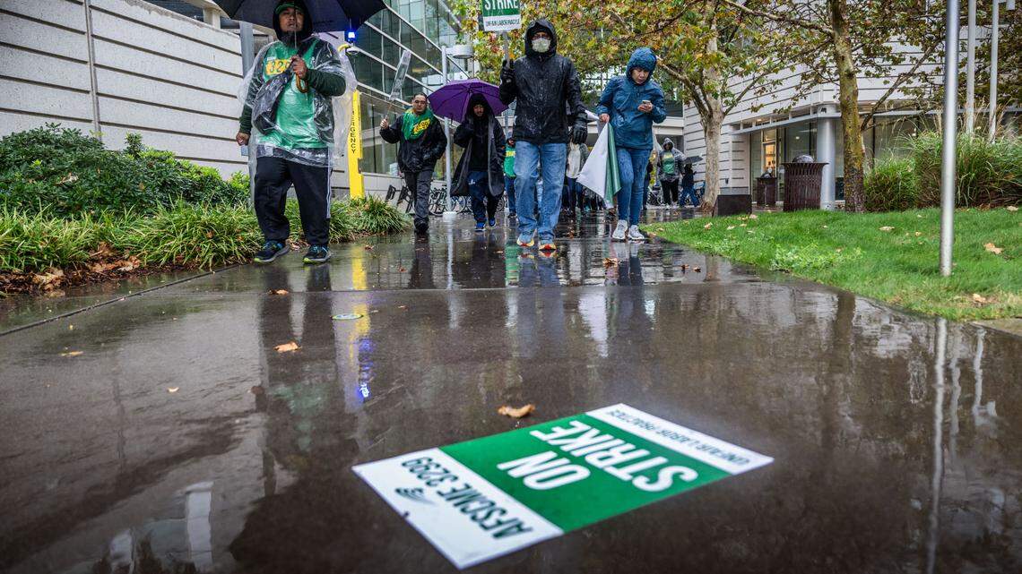 AFSCME Local 3299 leaders said they weren’t warned about impending arrests of staff at a protest. The university said it gave five warnings.